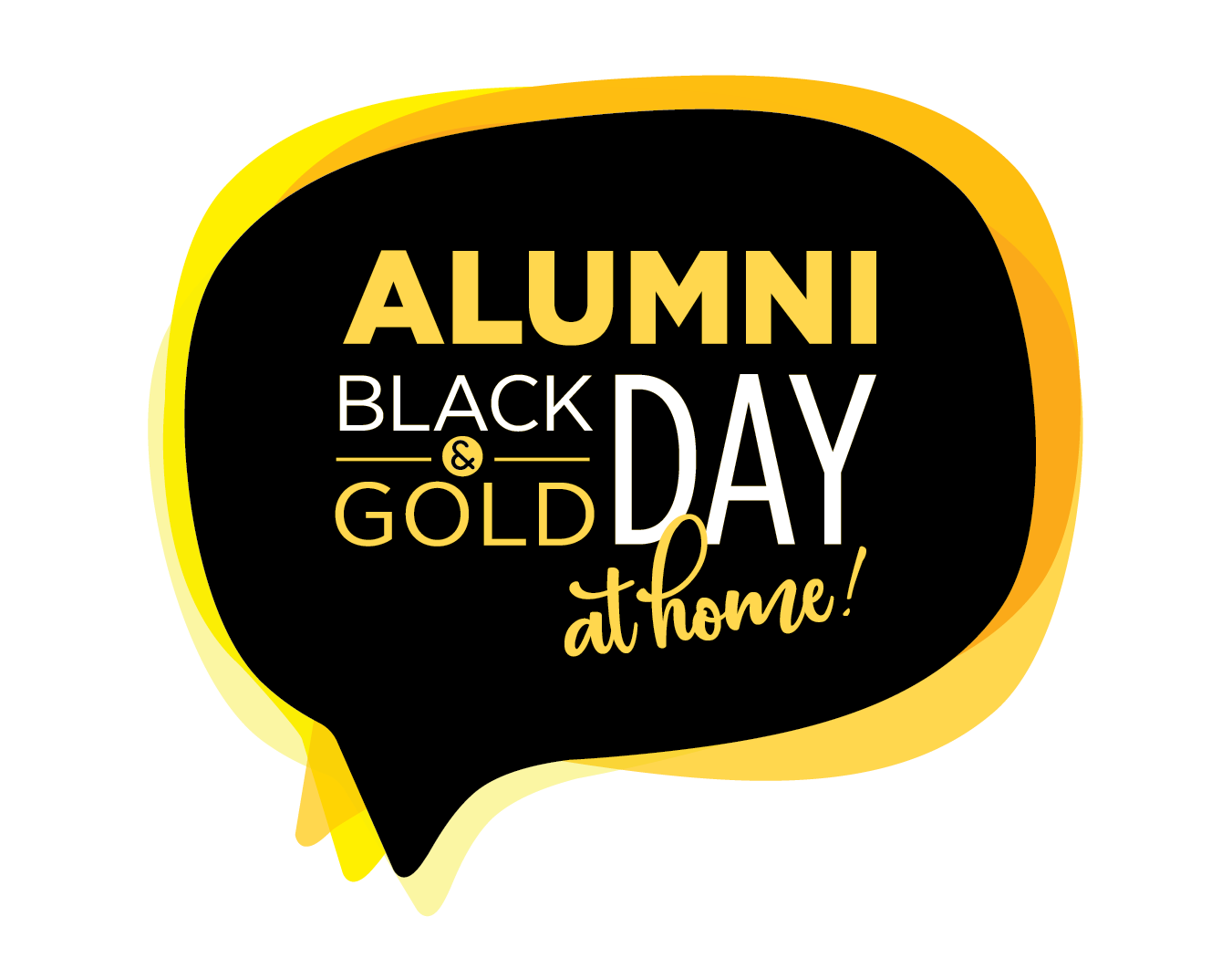 logo for Alumni Black and Gold day