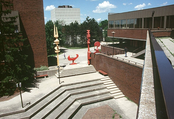 Hagey Hall courtyard before 2014