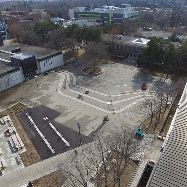 The Arts Quad before the Legacy Project