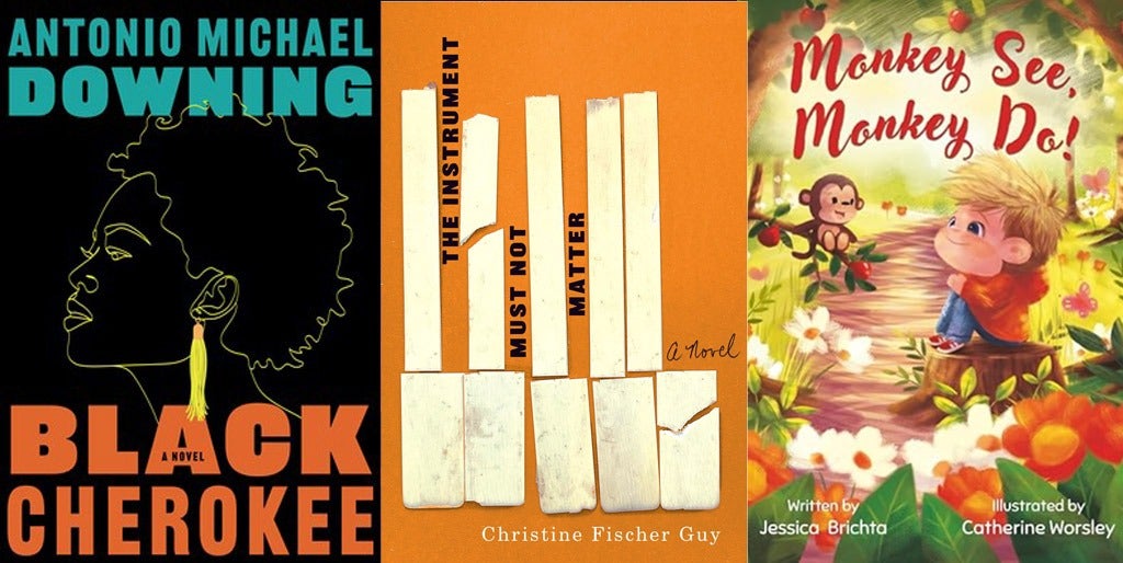 three book covers featured in the linked article