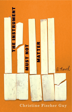 Book cover featuring an illstration of broken piano keys