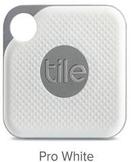 pro tile tracking device in white