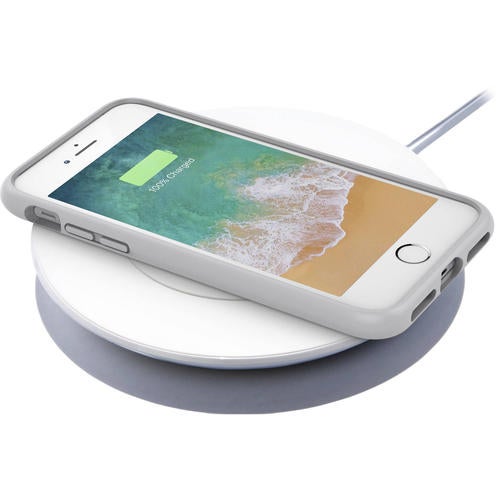 Phone on a charging pad