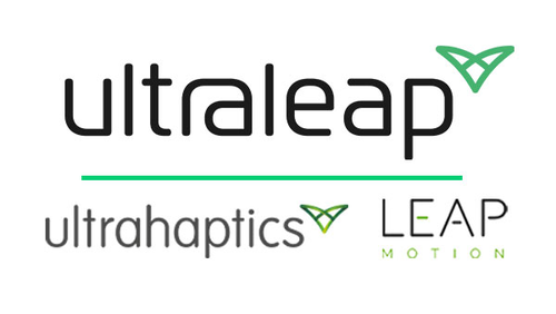 UltraLeap's, Ultrahaptics' and Leap Motion's Logos