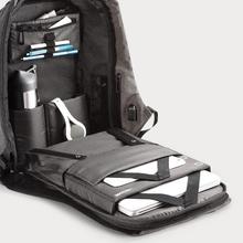 the compartments inside the original bobby backpack