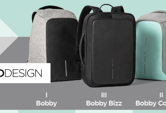 three versions of the bobby anti-theft backpack