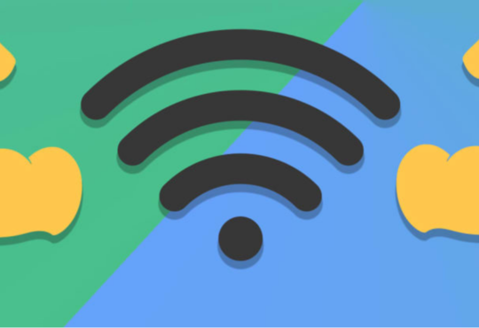 WiFi symbol with biceps