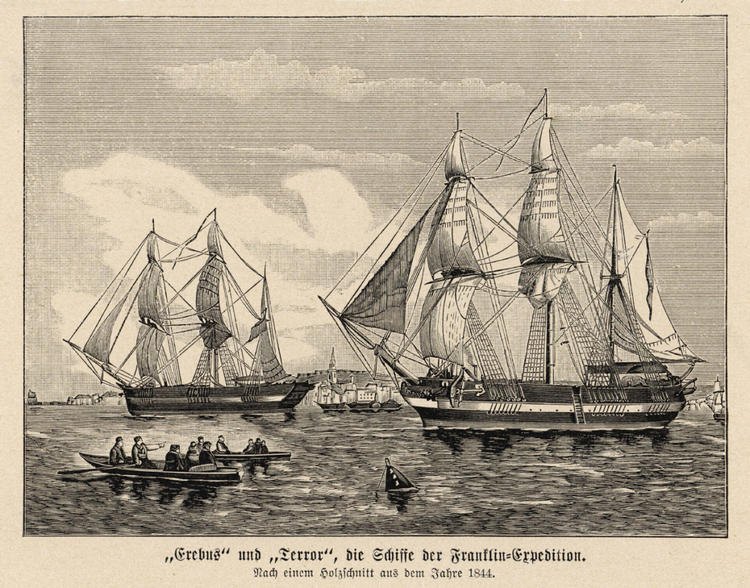 Both ships in 1845