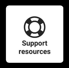 Support resources icon