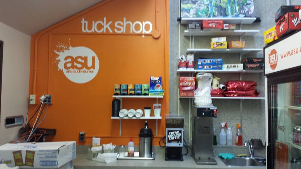 Arts Student Union Tuck Shop.