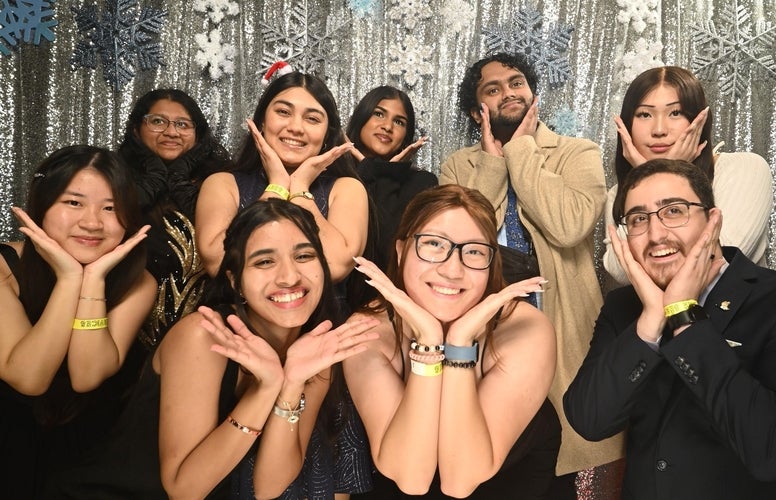 ASU Executive members, group photo at the Fall 2025 Semi-Formal