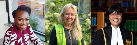 Temi Popo, Susan McKenzie and Madam Justice Avvy Yao-Yao Go