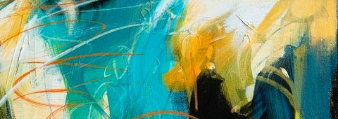 Detail from abstract painting