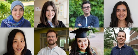 Collage of graduate student profile headshots