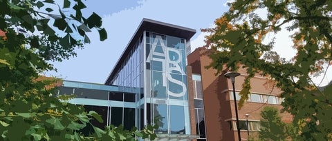 Building frontage with ARTS on front