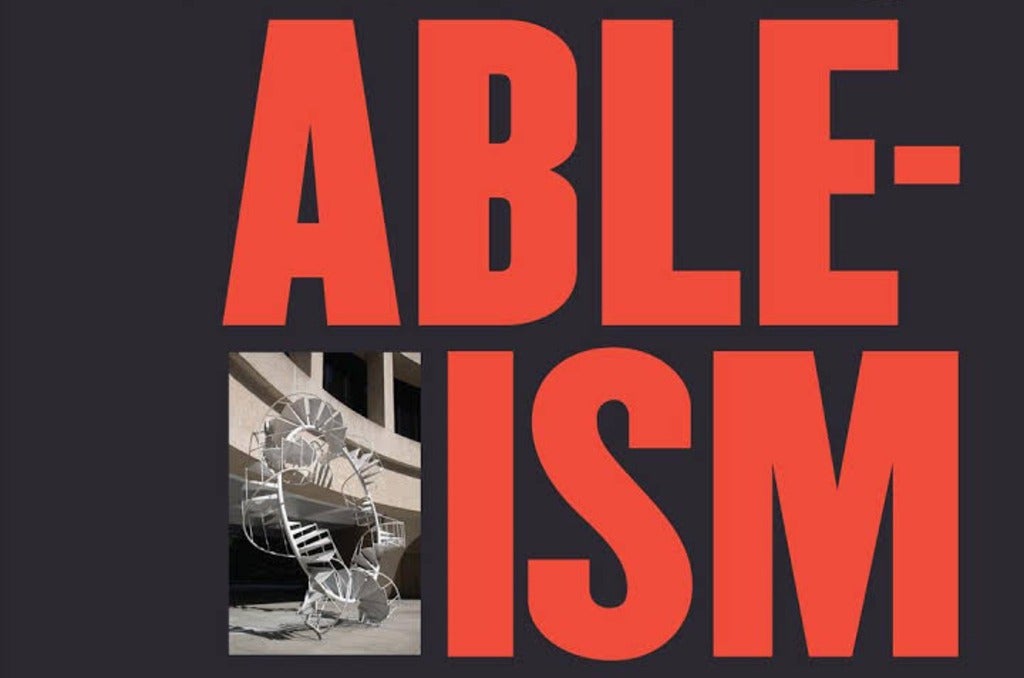 book cover detailing the word Ableism