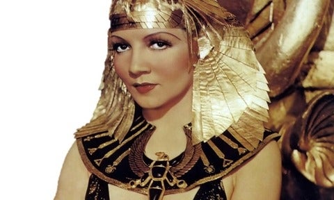 Film actor as Cleopatra