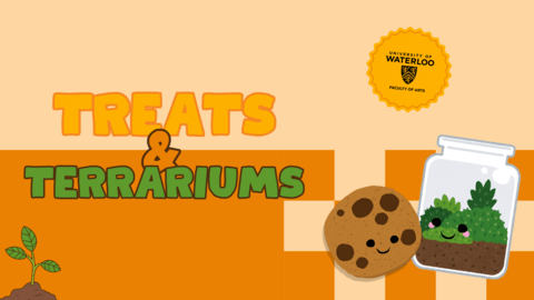 Treats and Terrariums event poster