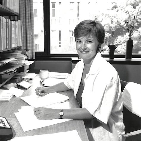 Wendy Mitchinson in office in 1991