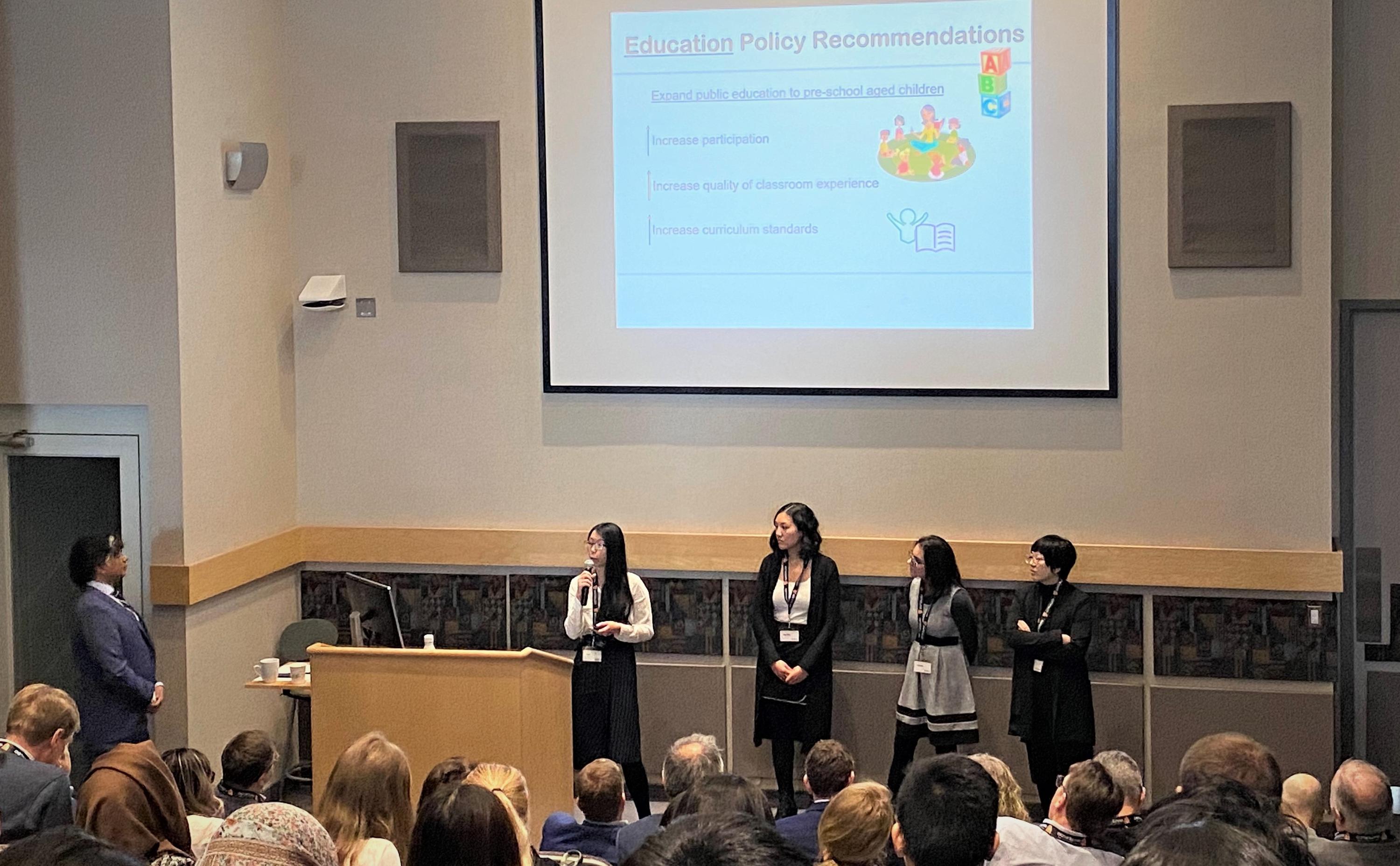 Students present their findings at Datafest