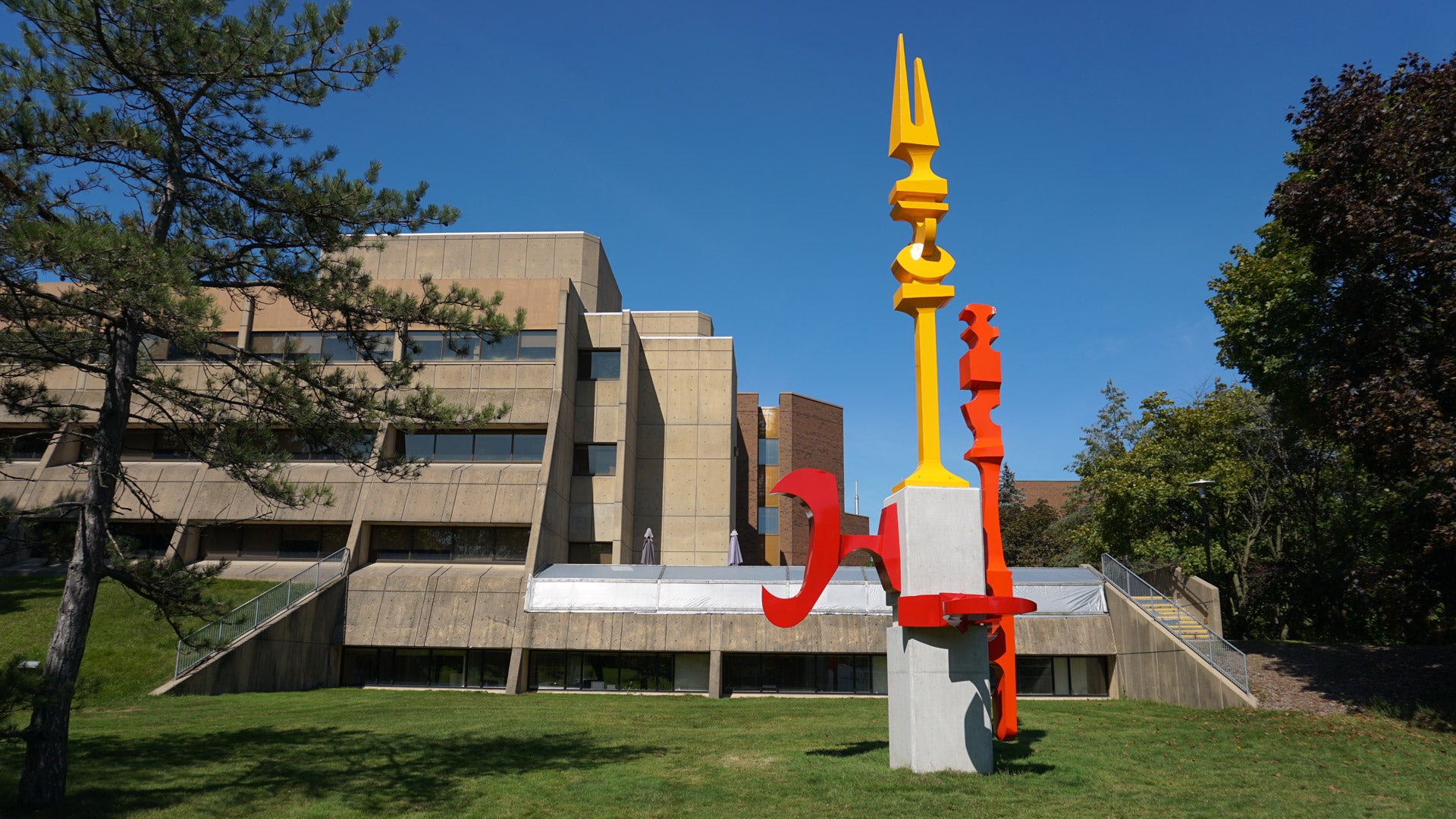 The Pickle Forks outside the PAS Building