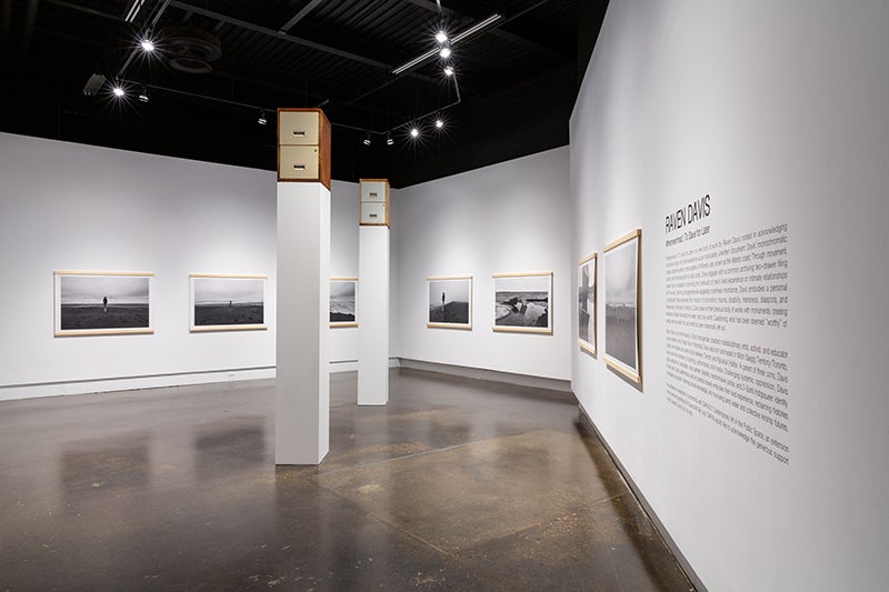 Raven Davis's photographs on display at the UWaterloo Art Gallery