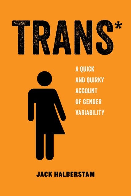 TRANS book cover with image of transgendered figure