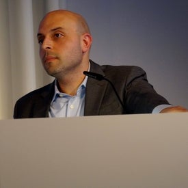 Sa'ed Atshan at lectern