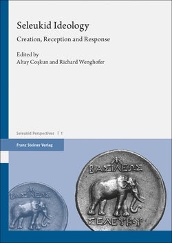 Book cover featuing two images of ancient coins with elephants on them