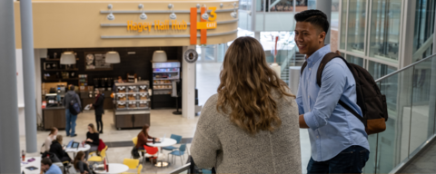 Students in Hagey Hub