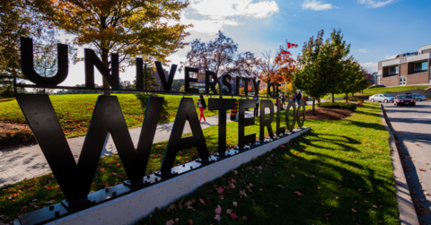 University of Waterloo campus main entrance