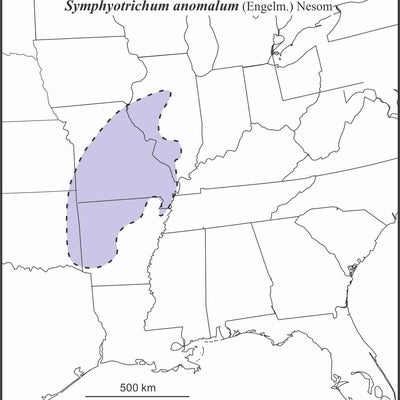Symphyotrichum anomalum range draft JCS