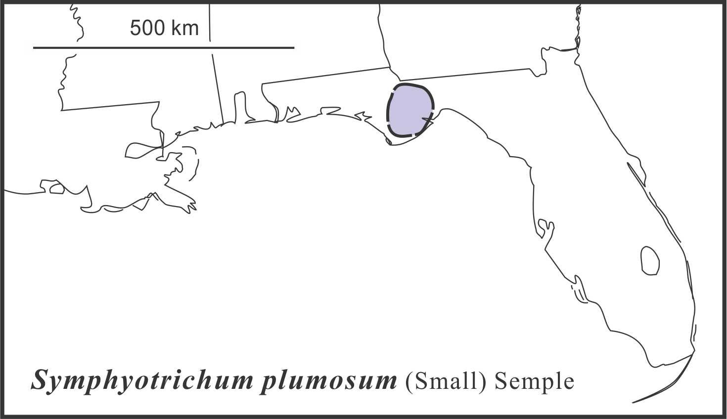 Symphyotrichum plumosum range JCS