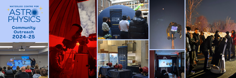 Photo collage of outreach events in 2024-25