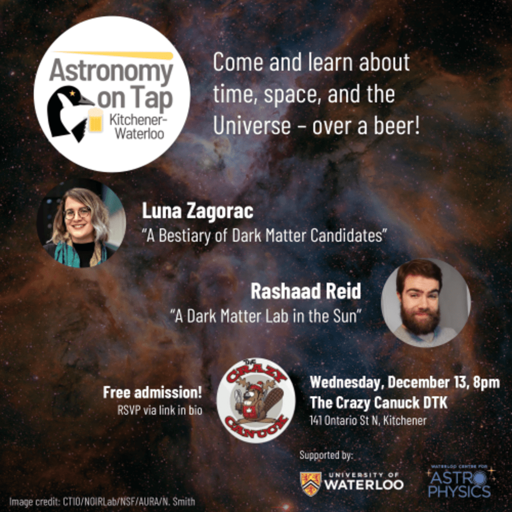 Astronomy on Tap poster (text on event page)