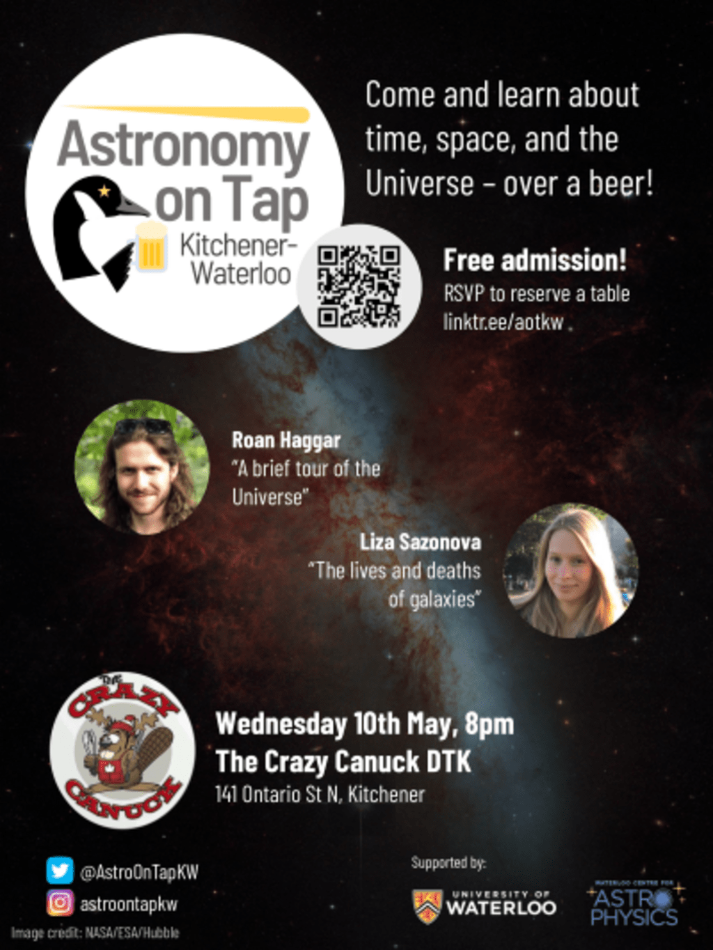 Astronomy on Tap K-W poster