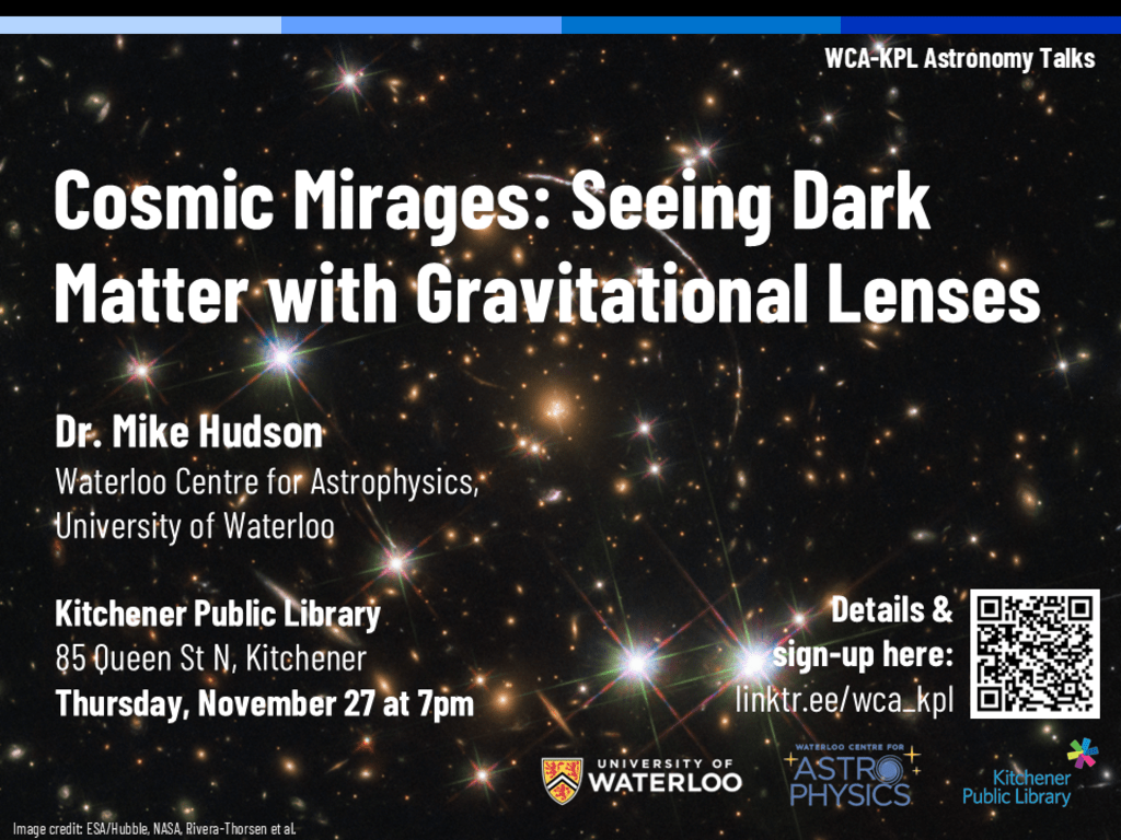 WCA-KPL Public talk poster for November 27