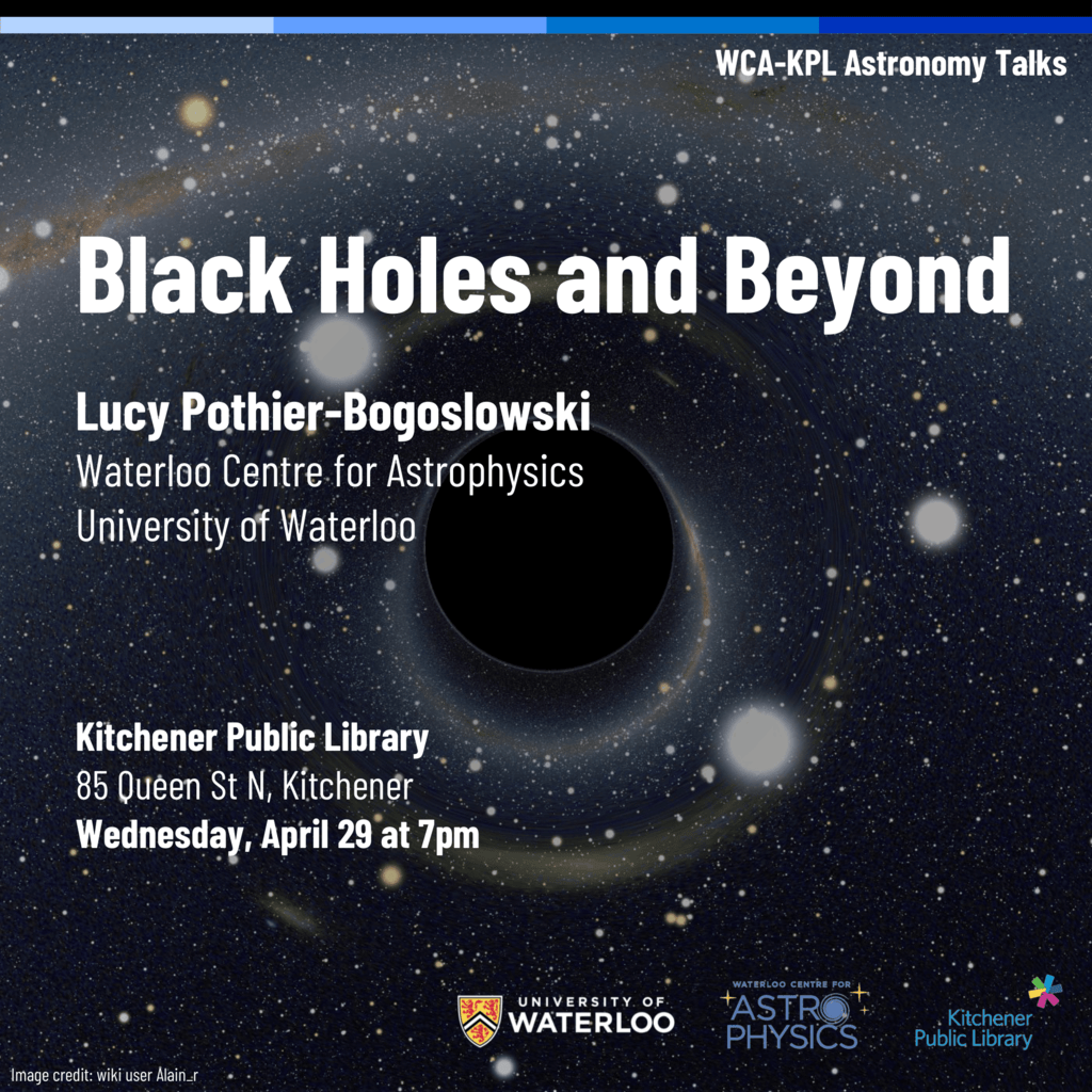 WCA-KPL Public Talk poster for April 29, 2026