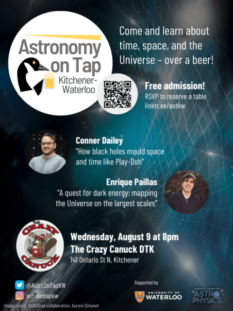 Astronomy on Tap August poster