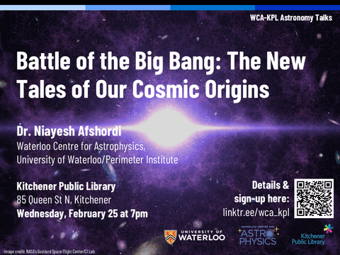 Poster advertising WCA-KPL public talk