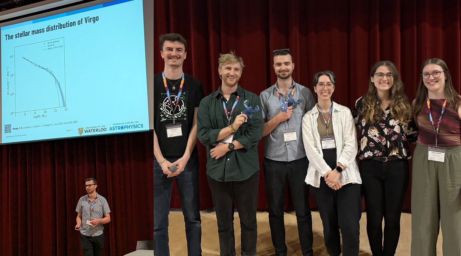 Photos of CASCA prize winner Cameron Morgan