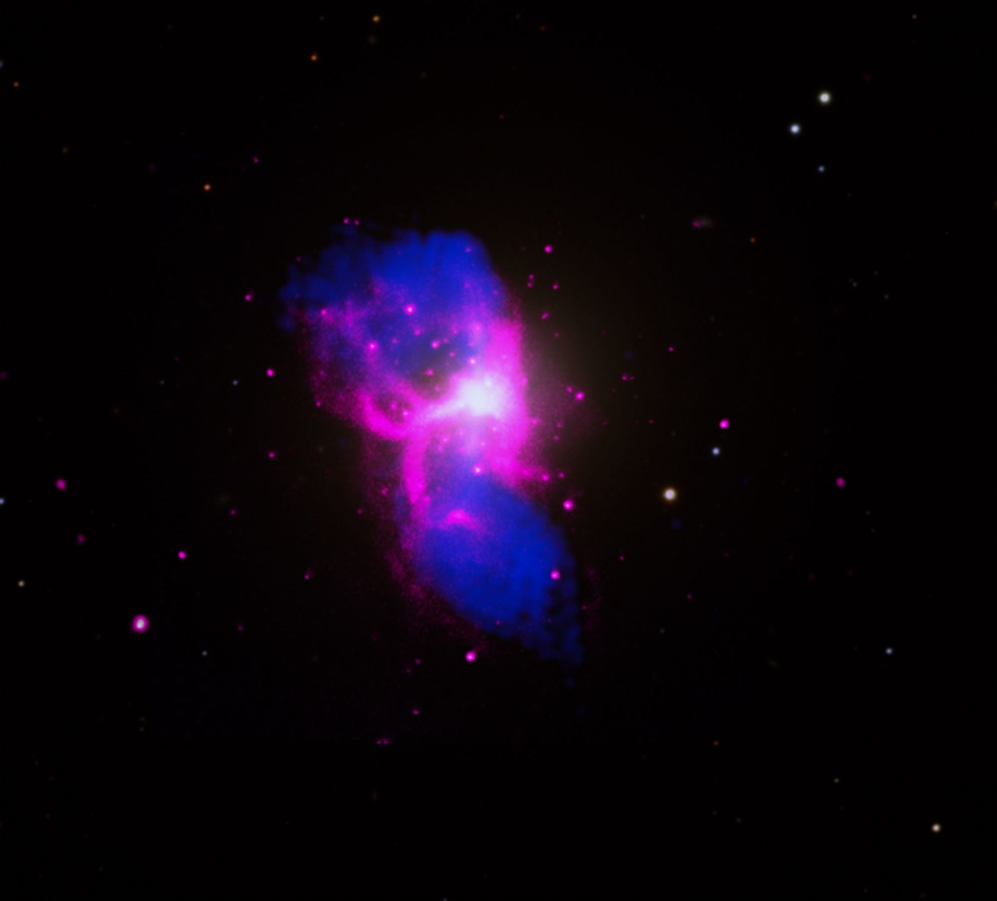 Chandra image of M84