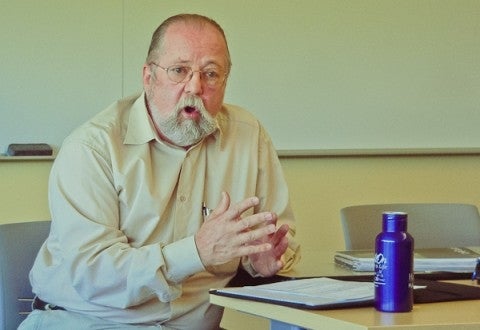 Robert Shipley giving a lecture.