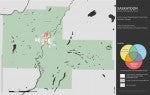 Saskatoon's built form and commute map.