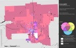 Calgary's domesticity map.