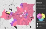 Edmonton's domesticity map.