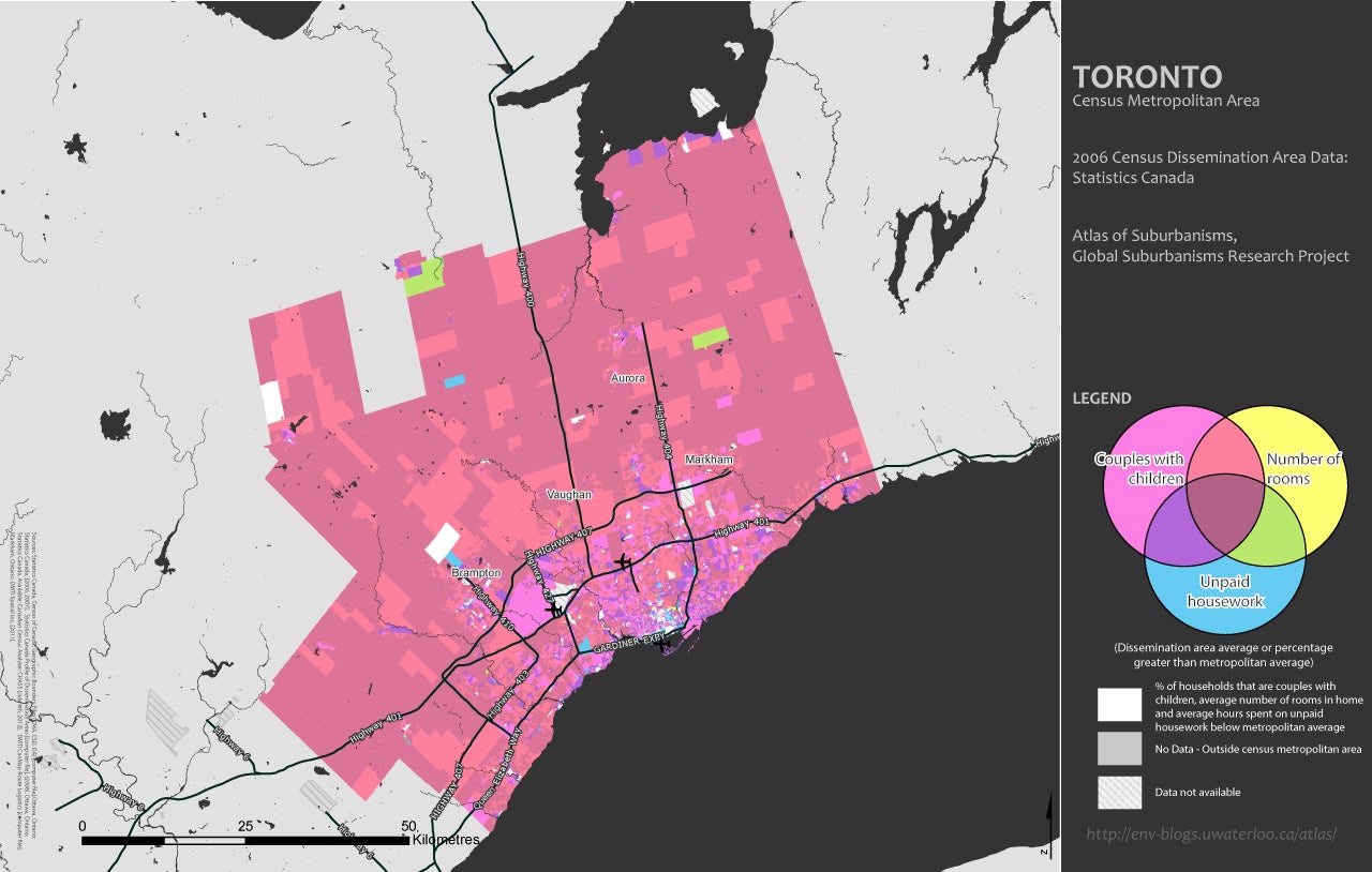 Sample map of Toronto's diversity.