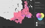 Victoria's domesticity map.