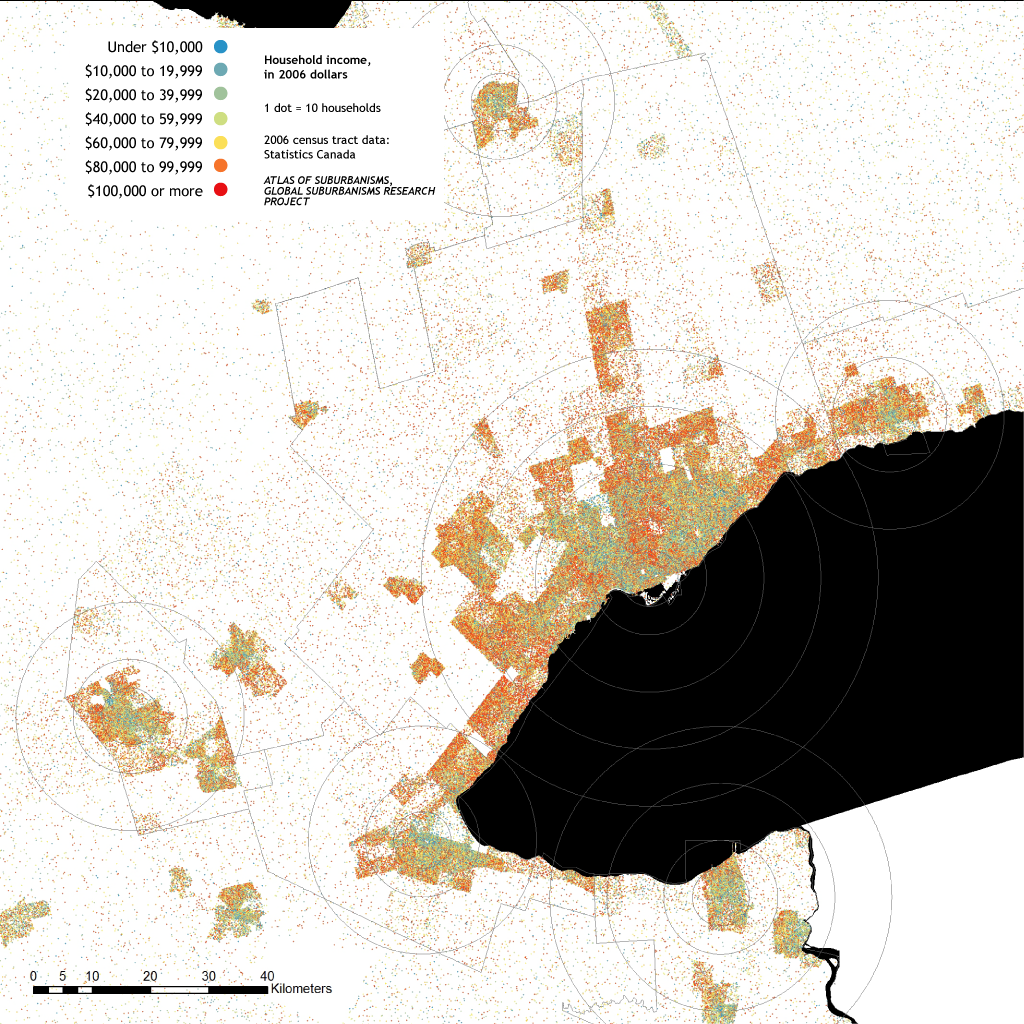 Greater Toronto Area: Household income, in 2006 dollars