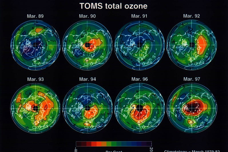 TOMS total ozone